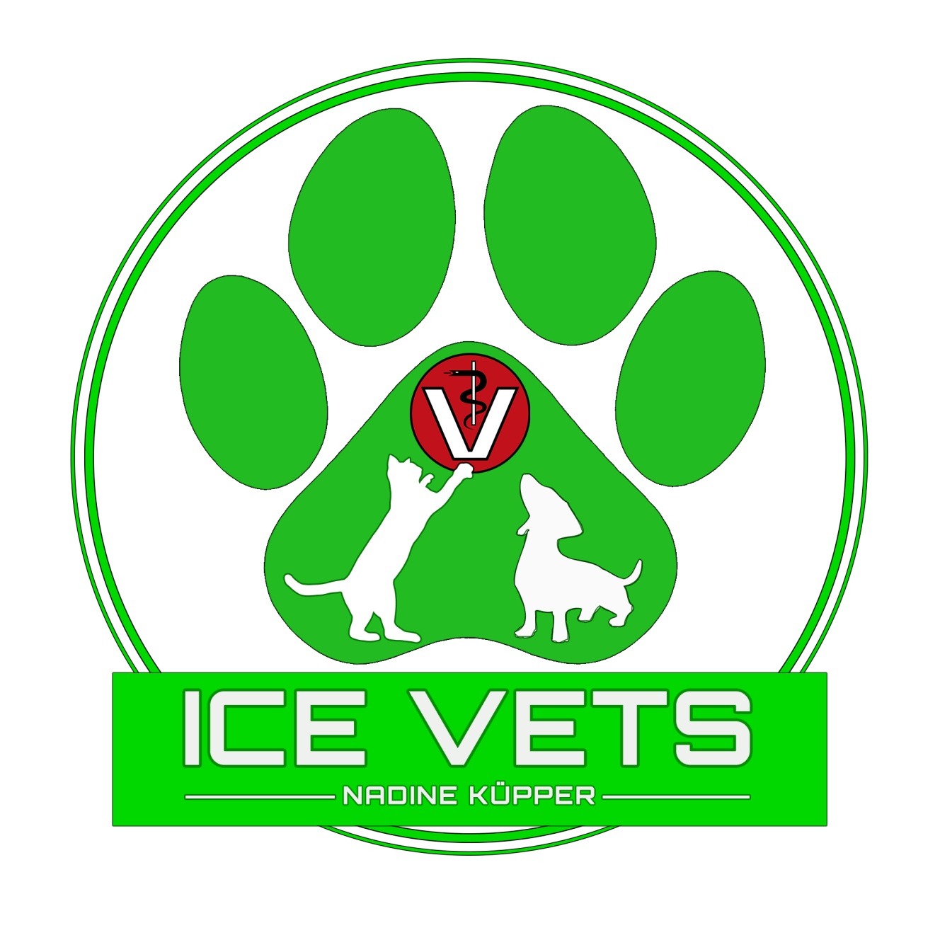 Ice Vets – Logo der mobilen Tierarztpraxis
